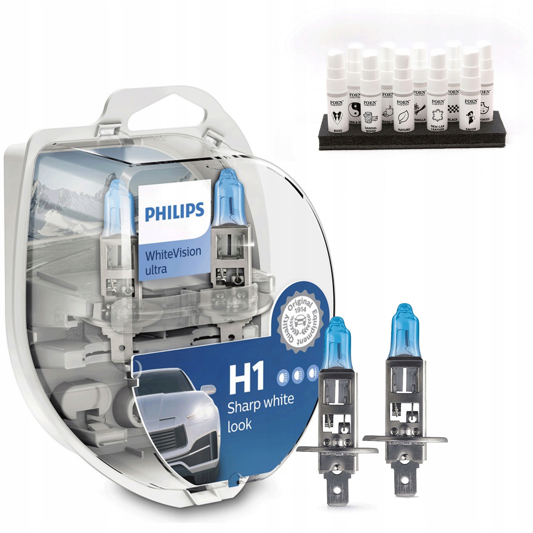 

Philips Żarówki H1 White Vision Ultra 12/55 Foen