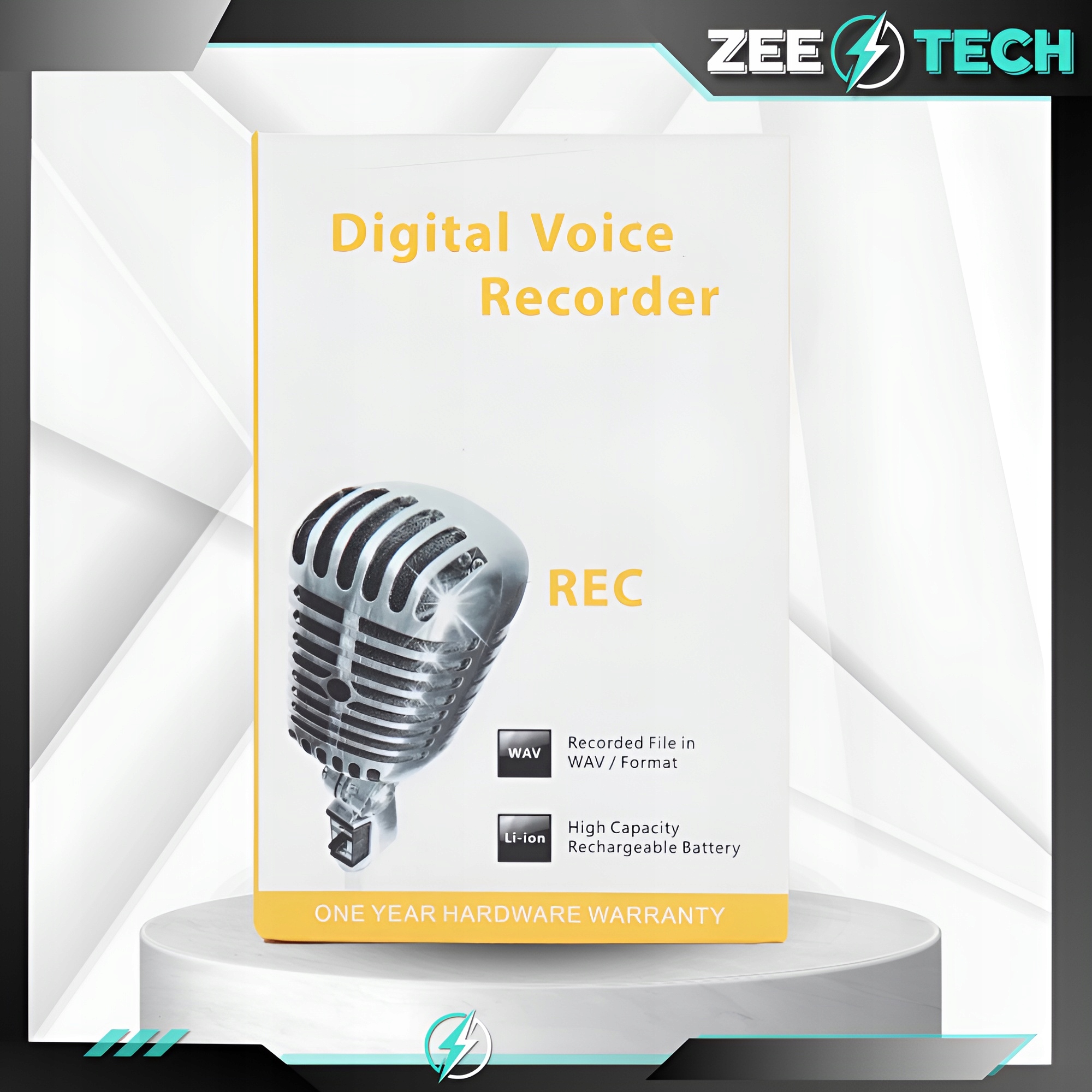 MINI PODSŁUCH SZPIEGOWSKI PLUSKWA MAŁY DYKTAFON 16 GB DETEKCJA GŁOS 2 TRYBY Wbudowana pamięć 16 GB