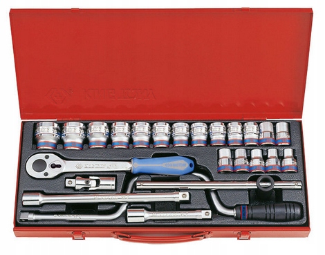 Nástavce Račňa Sada 1/2 Gombík 10-32 mm 6kt 24ks King Tony 4325MR