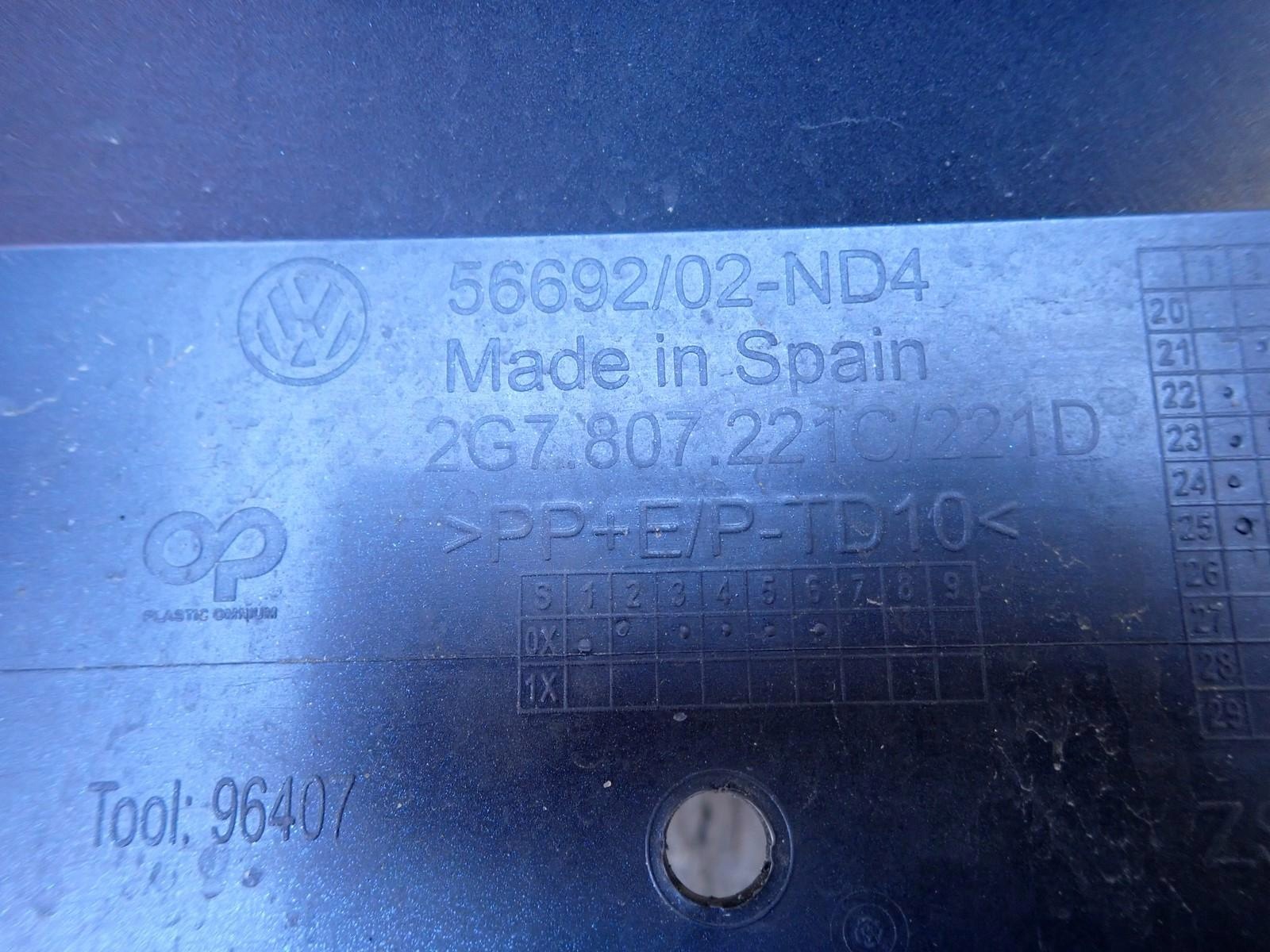 bumper front front VW VOLKSWAGEN TAIGO CS1 2G7 2021- 2G7807221C