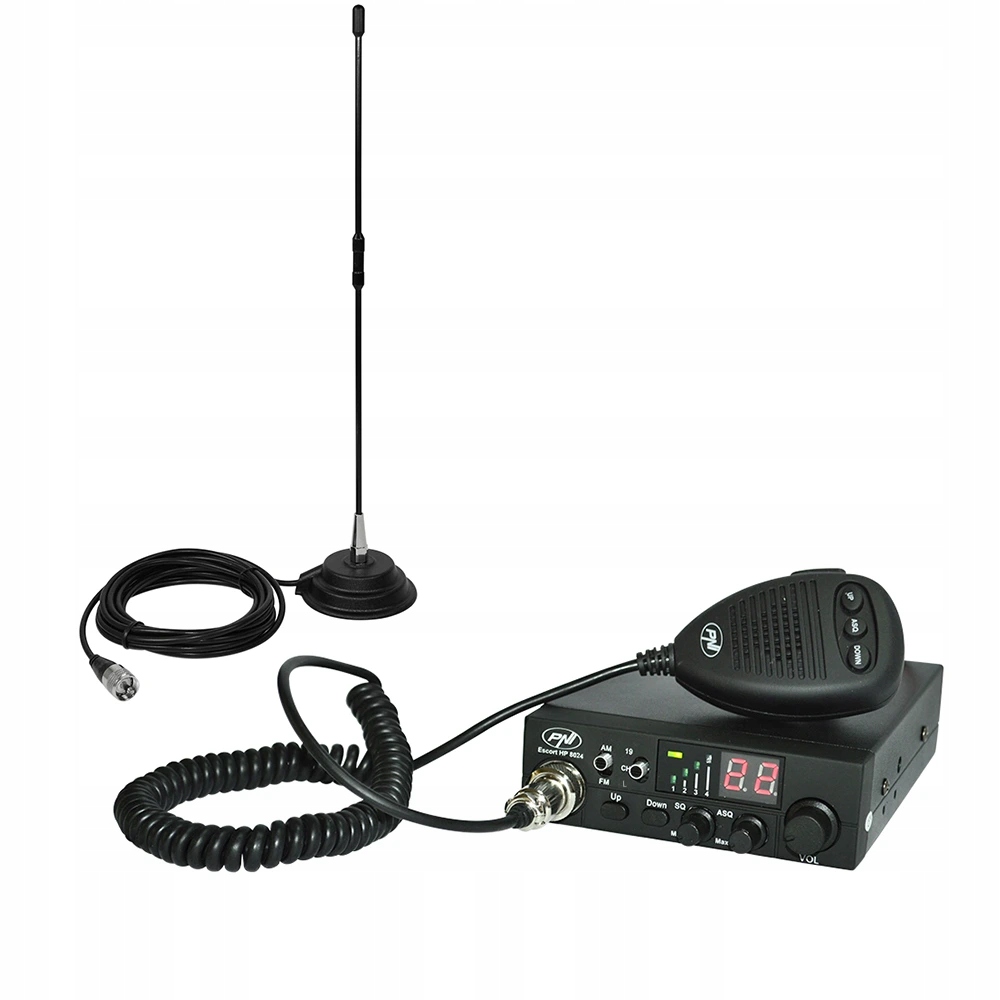 Cb Pni Escort Rádiová stanica Hp 8024 Asq, 4 W, Am-fm, 12 24V Cb Pni Ex