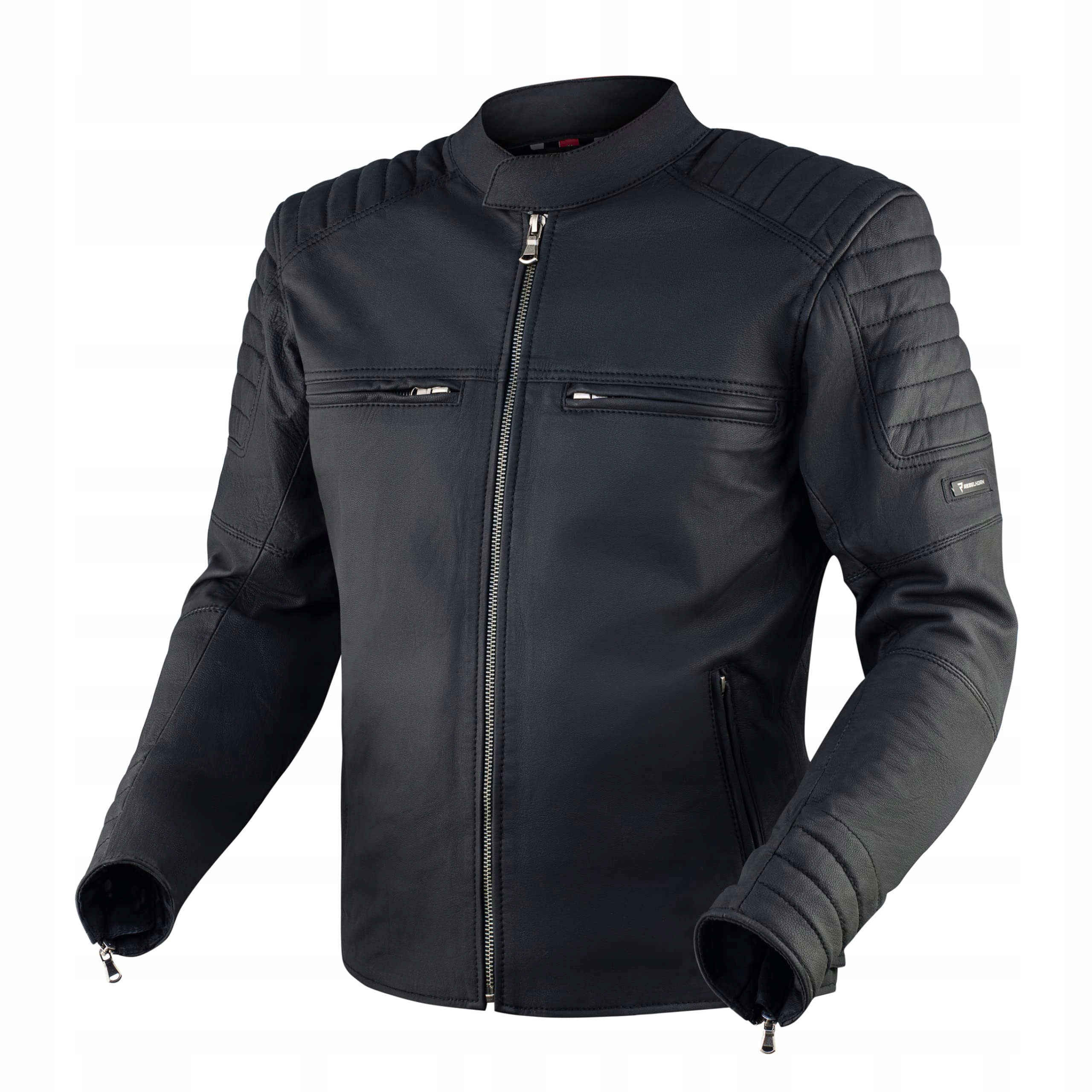 Leather Jacket Rebelhorn Hunter Pro Black Xl