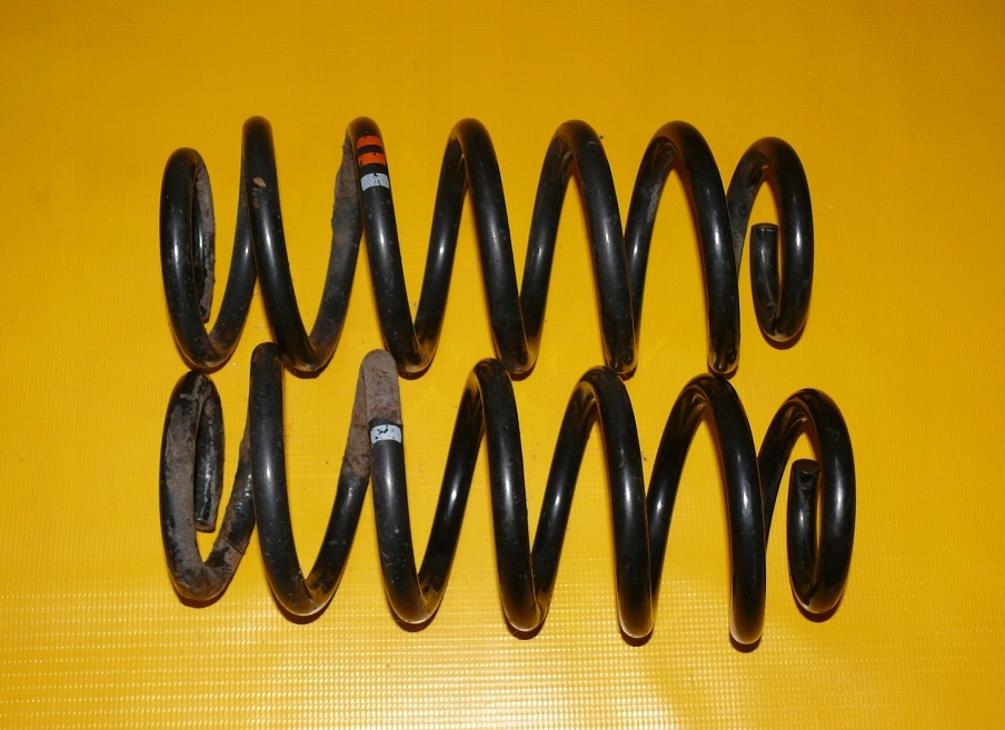 2x spring springing front front AUDI A6 C6 2.7 3.0 TDI 04-08 QUATTRO