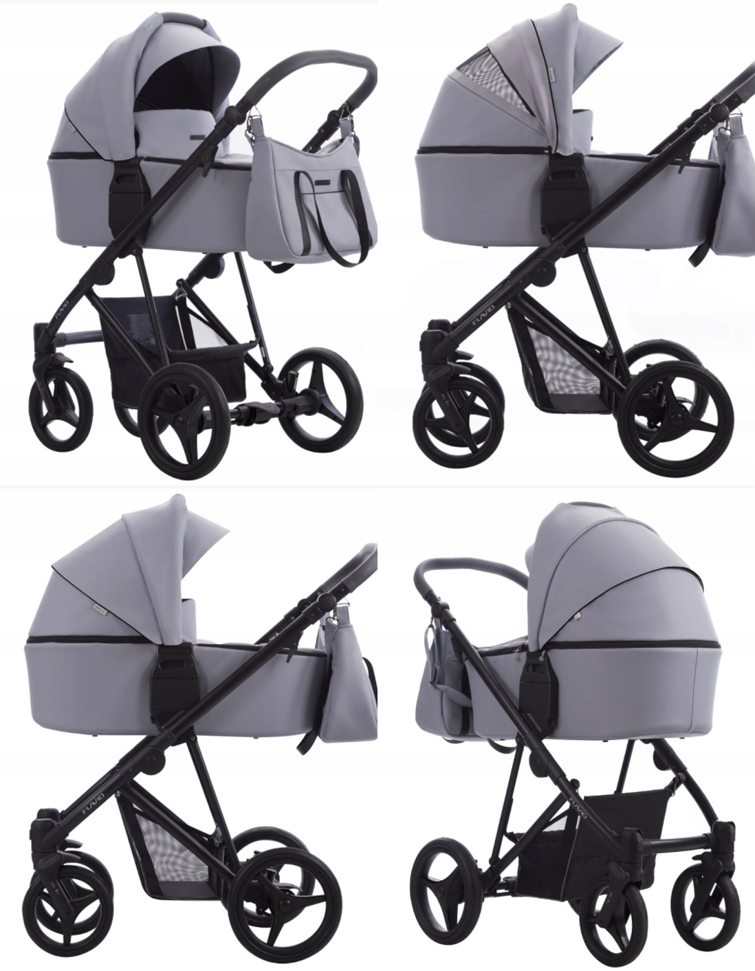 BEBETTO zestaw 3w1 FLAVIO + fotelik Kite PRO 02 Rodzaj kół Żelowe