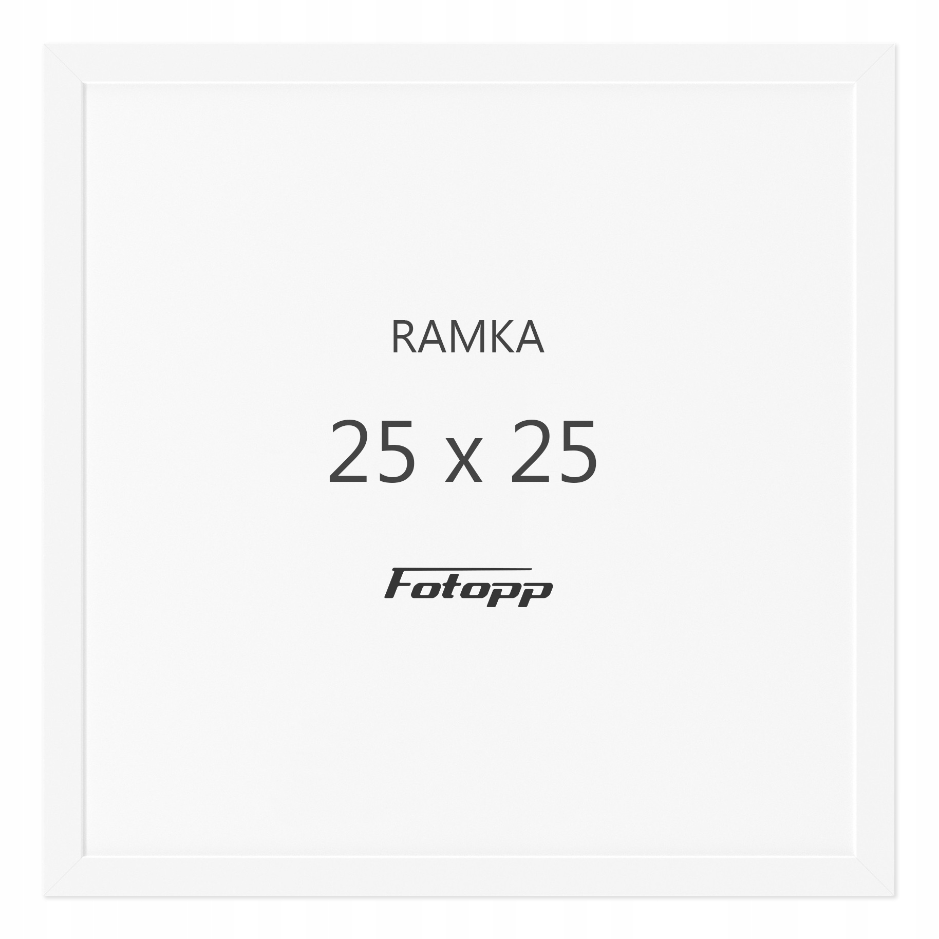 

Kwadratowa Ramka na zdjęcia Biała 25x25 kwadrat