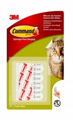

3M Command Dodatkowe paski wymienne 12 pasków