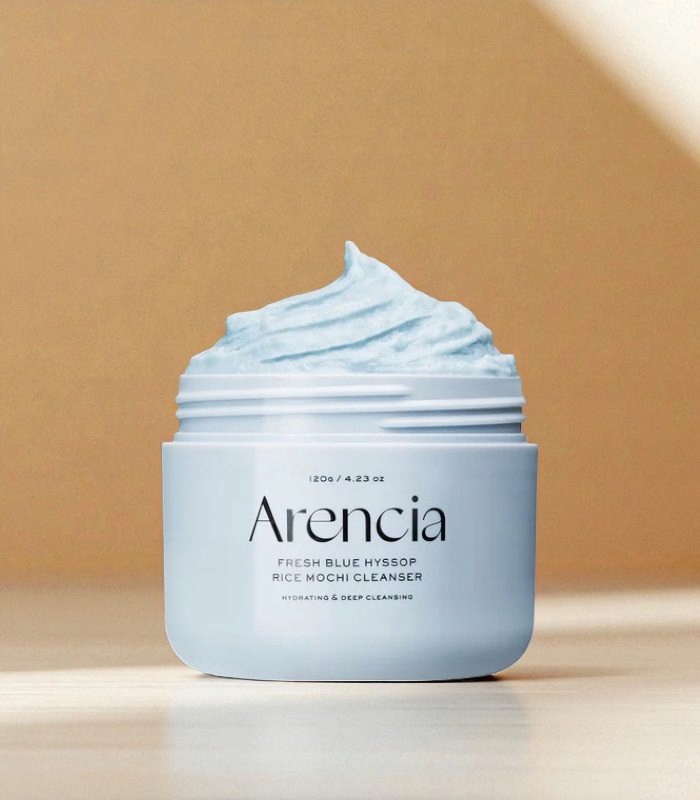 Arencia Fresh Blue Hyssop Rice Mochi Cleanser 120ml