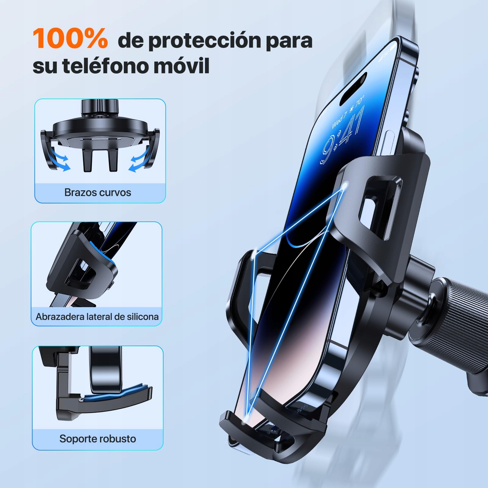 MIRACASE Car Phone Mount for Vent iPhone Samsung — miniatura 5