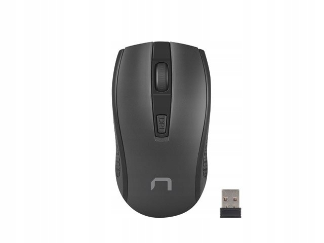 Natec Mysz Bezprzewodowa Jay 2 1600DPI Czarna Nmy-