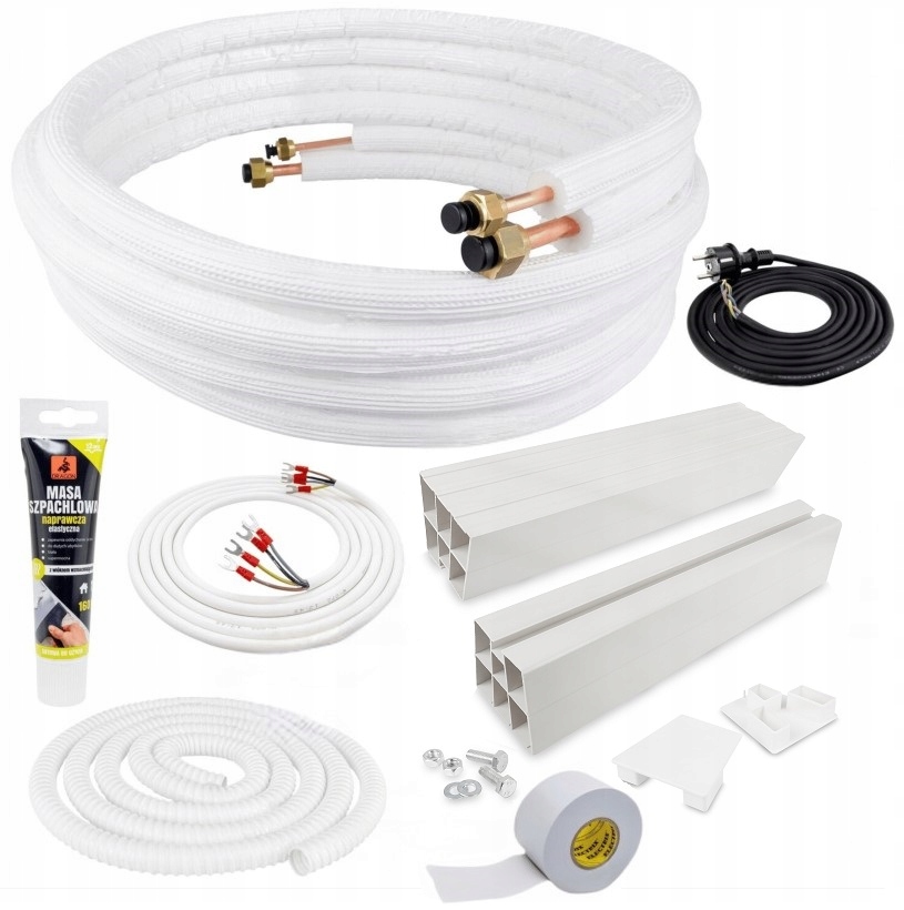 Sada Pro Montáž Klimatizace do 3,5 kW Trubka 5 m Pvc držák