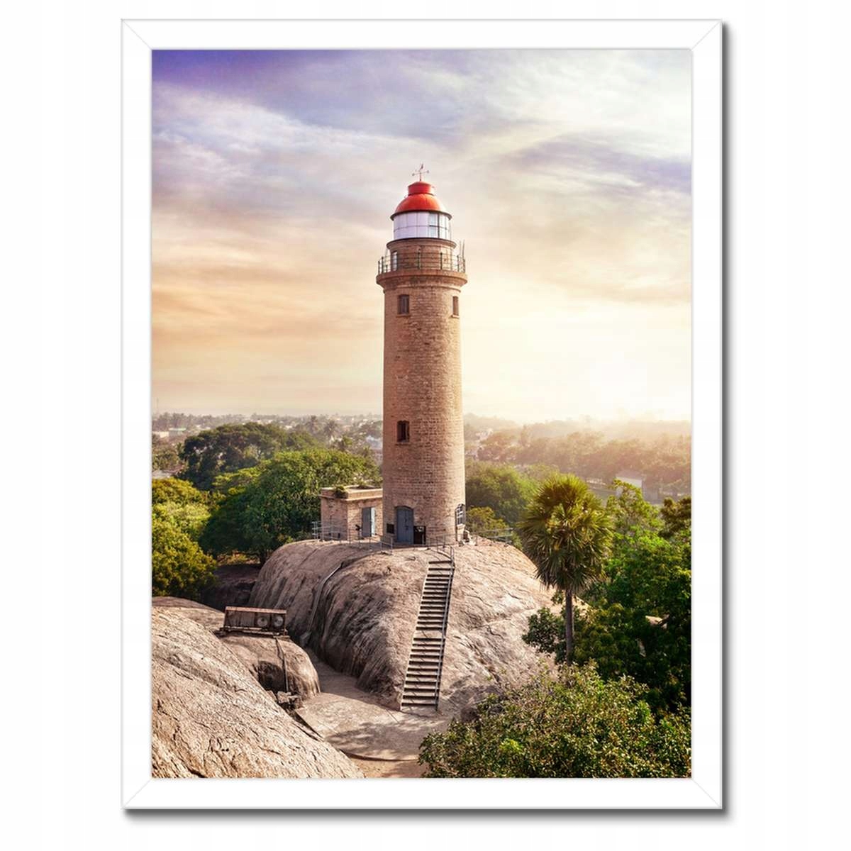 Plakáty v rámu 30x40 Maják Mahabalipuram