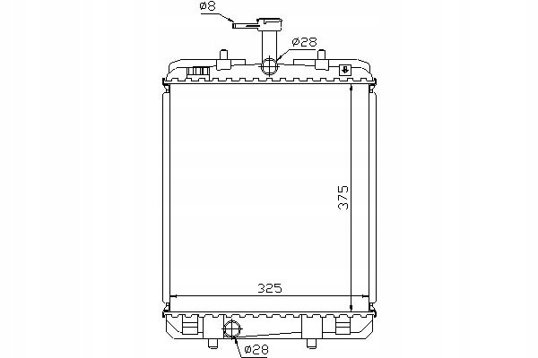 Nissens Chladič Motoru Citroen C1, C1 II Asistent řidiče #28
