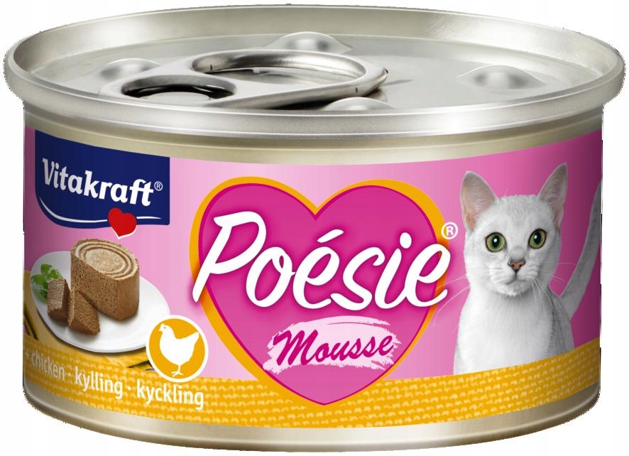 Vitakraft Poesie Pěna kuřecí krmivo pro kočky 85 g