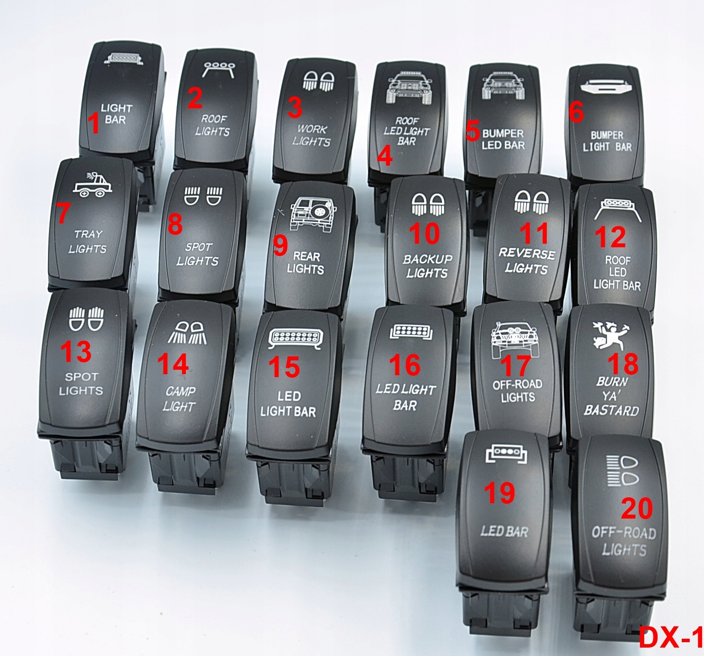 Panel sterowania 4szt carling 2x USB woltomierz Machine type Crane jack Generator unit Excavator Backhoe loader Crusher Loader Grader Paver Bulldozer Roller Hauler Thickener Other