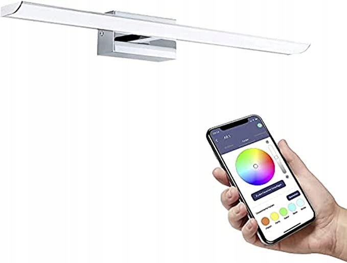 Nástenné svietidlo Eglo Tabiano-z zrkadlové svietidlo Smart Rgb zmena farby svetla