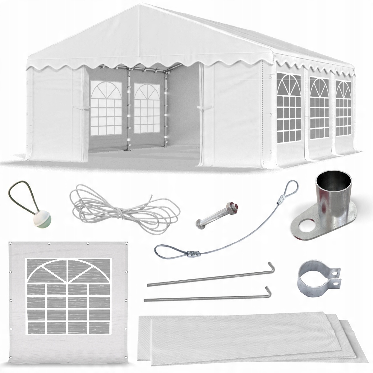 

Namiot Handlowy 6x6m Wystawowy Das 240 S