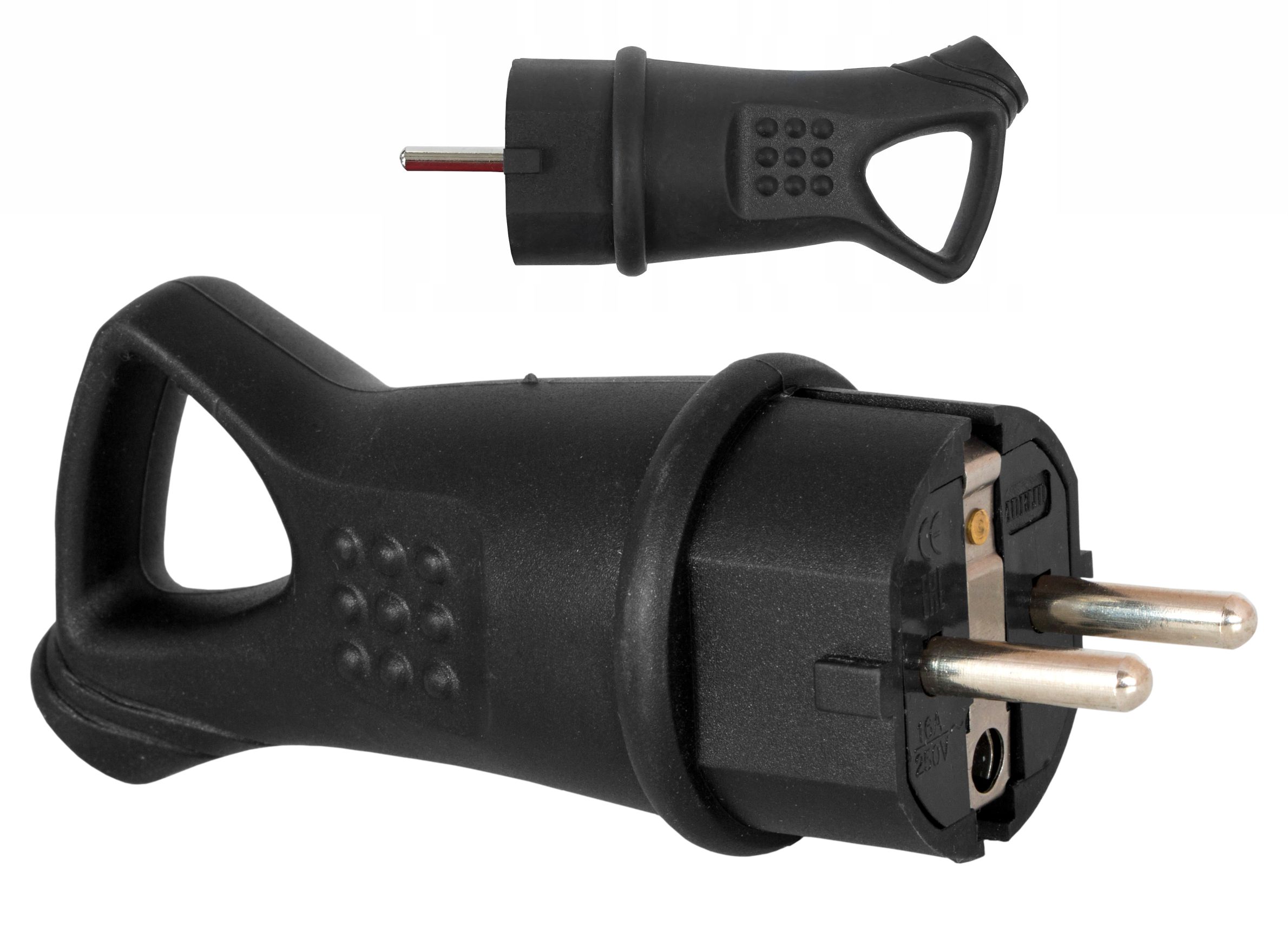 

Wtyczka Gumowa 16A 230V IP44 z uchwytem hermetyczn