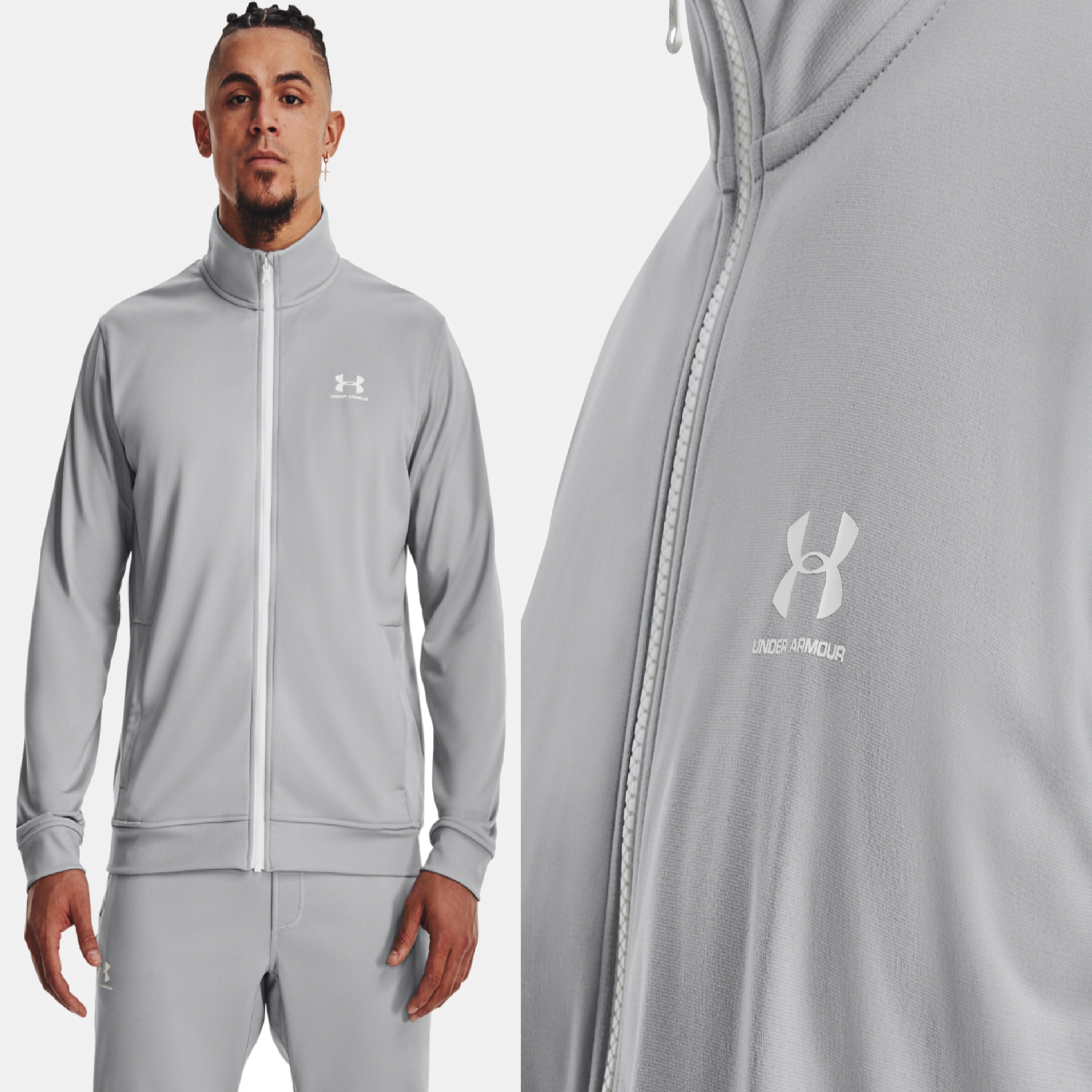 Bluza Męska Under Armour Treningowa Szybkoschnąca Sportowa Rozpinana XL