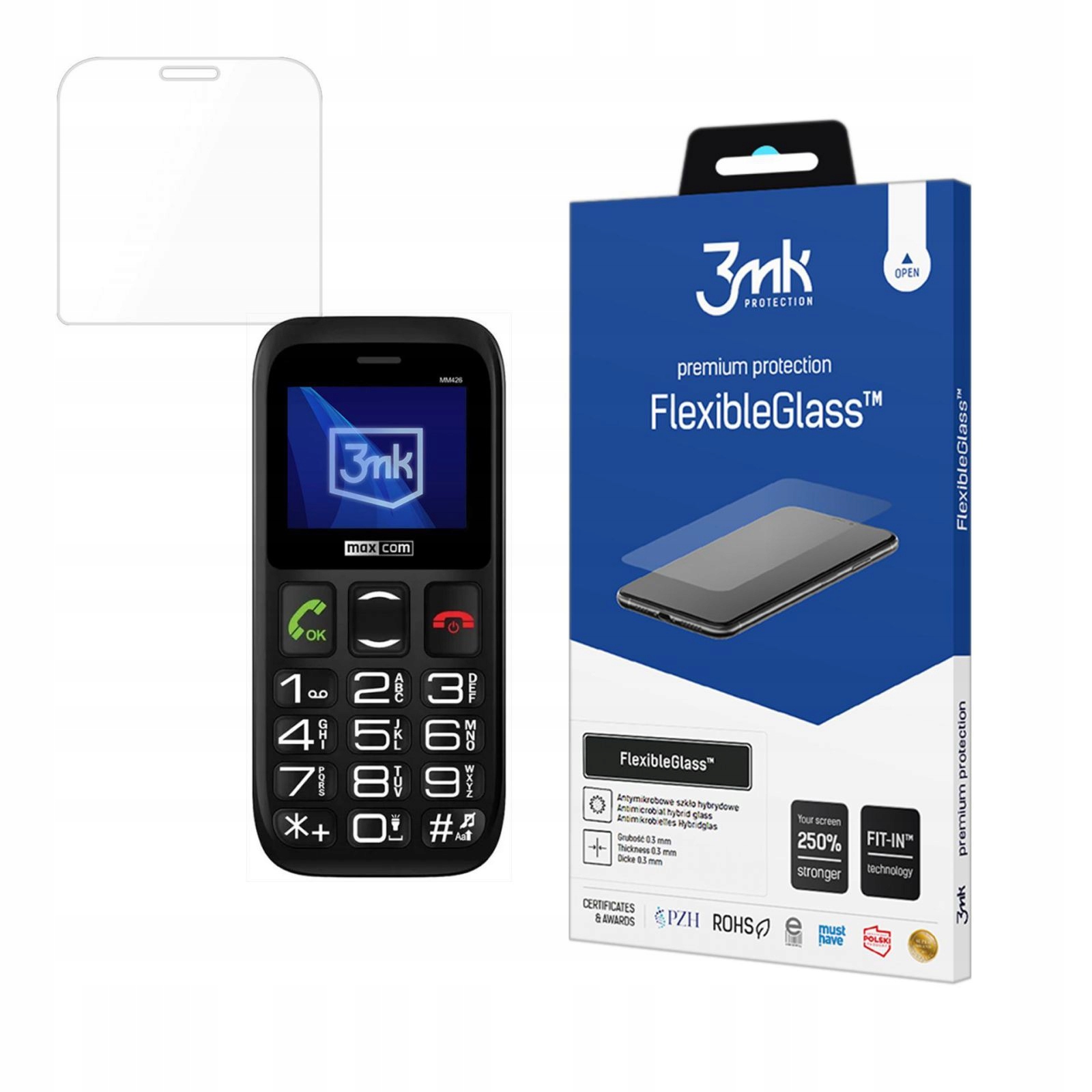 Maxcom Comfort MM426 3MK Flexibleglass