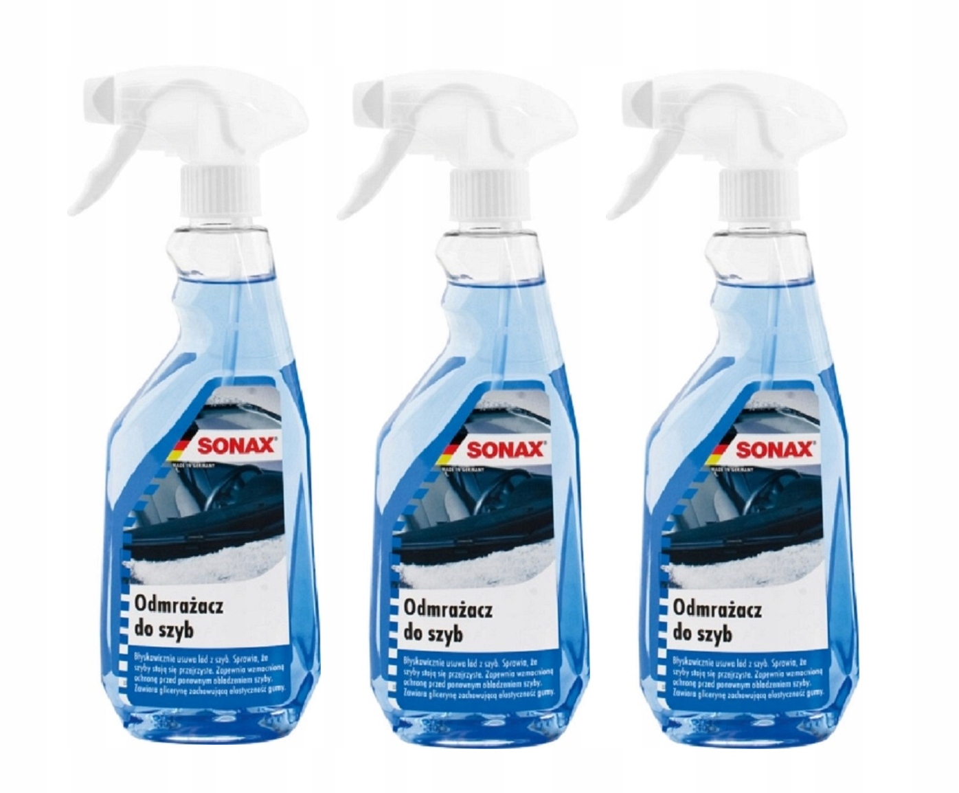 

Sonax Odmrażacz Do Szyb Atomizer 500ML 3 Sztuki