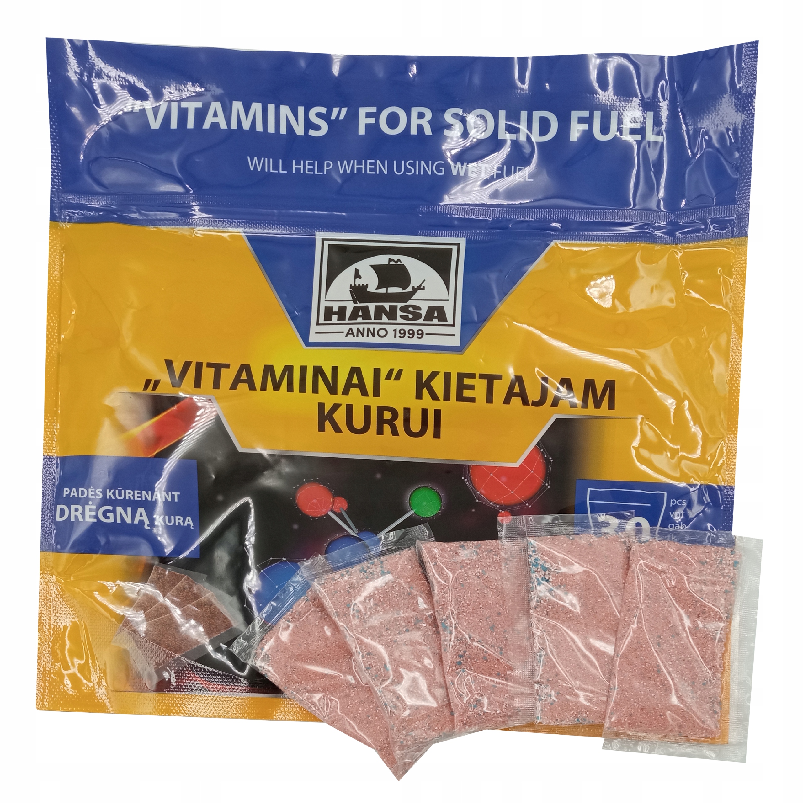 

Witaminy do paliwa stałego Hansa 30 sztuk saszetki