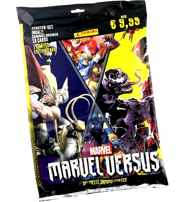 Marvel Versus Kolekcja Kart Kolekcjonerskich Album Na Karty Saszetki