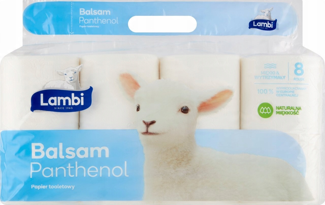 

Papier toaletowy zapachowy Lambi 8 szt. Panthenol