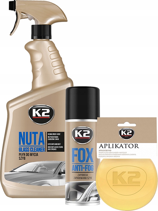 K2 ZESTAW PRZECIW PAROWANIU SZYB ANTYPARA FOX NUTA