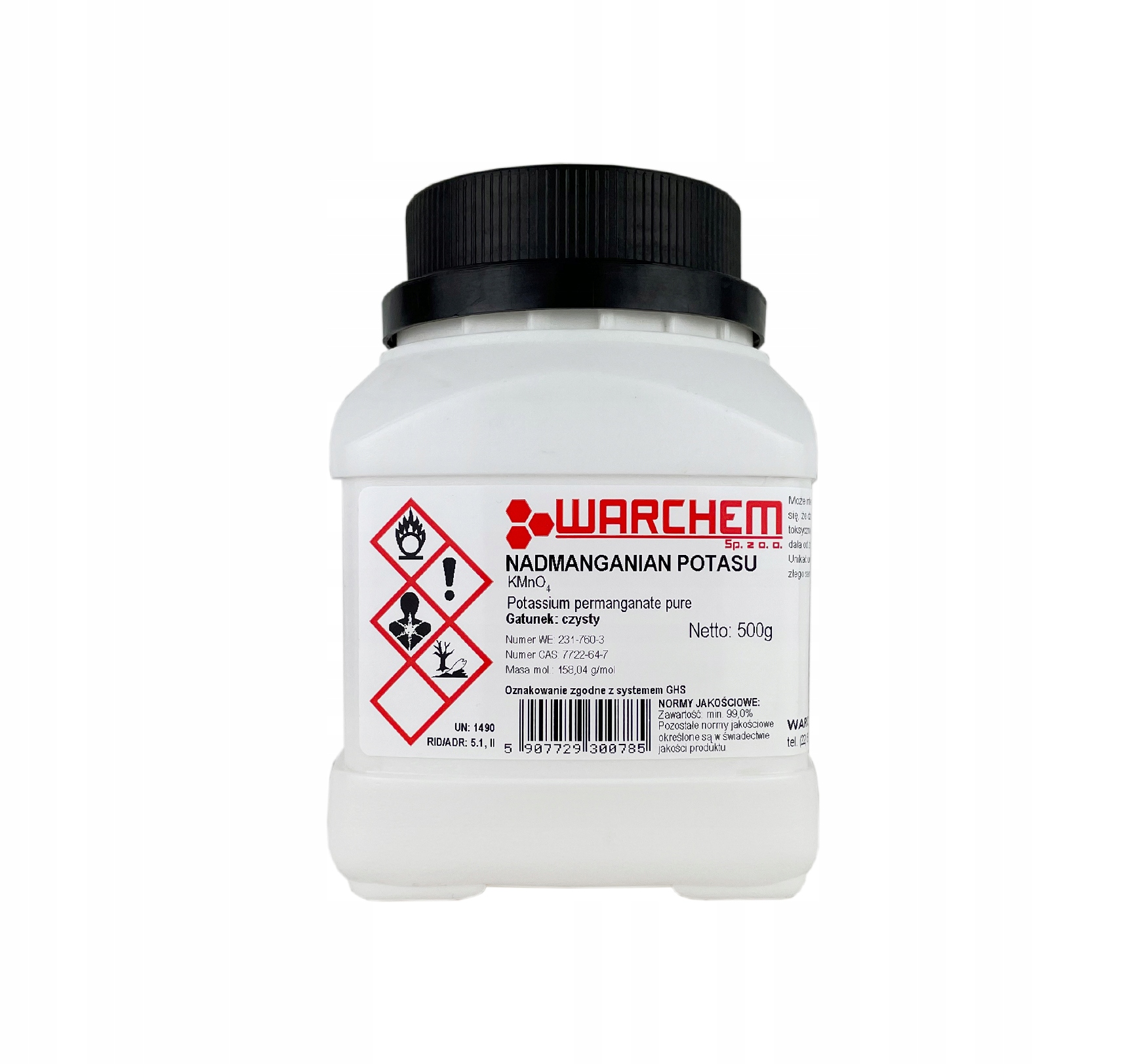 

Nadmanganian Potasu czysty 500g Warchem