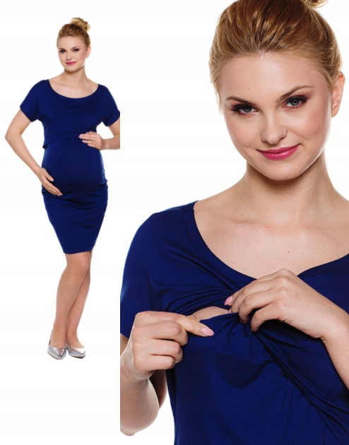 

My Tummy Sukienka Ciąża Karmienie Mama Wendy M