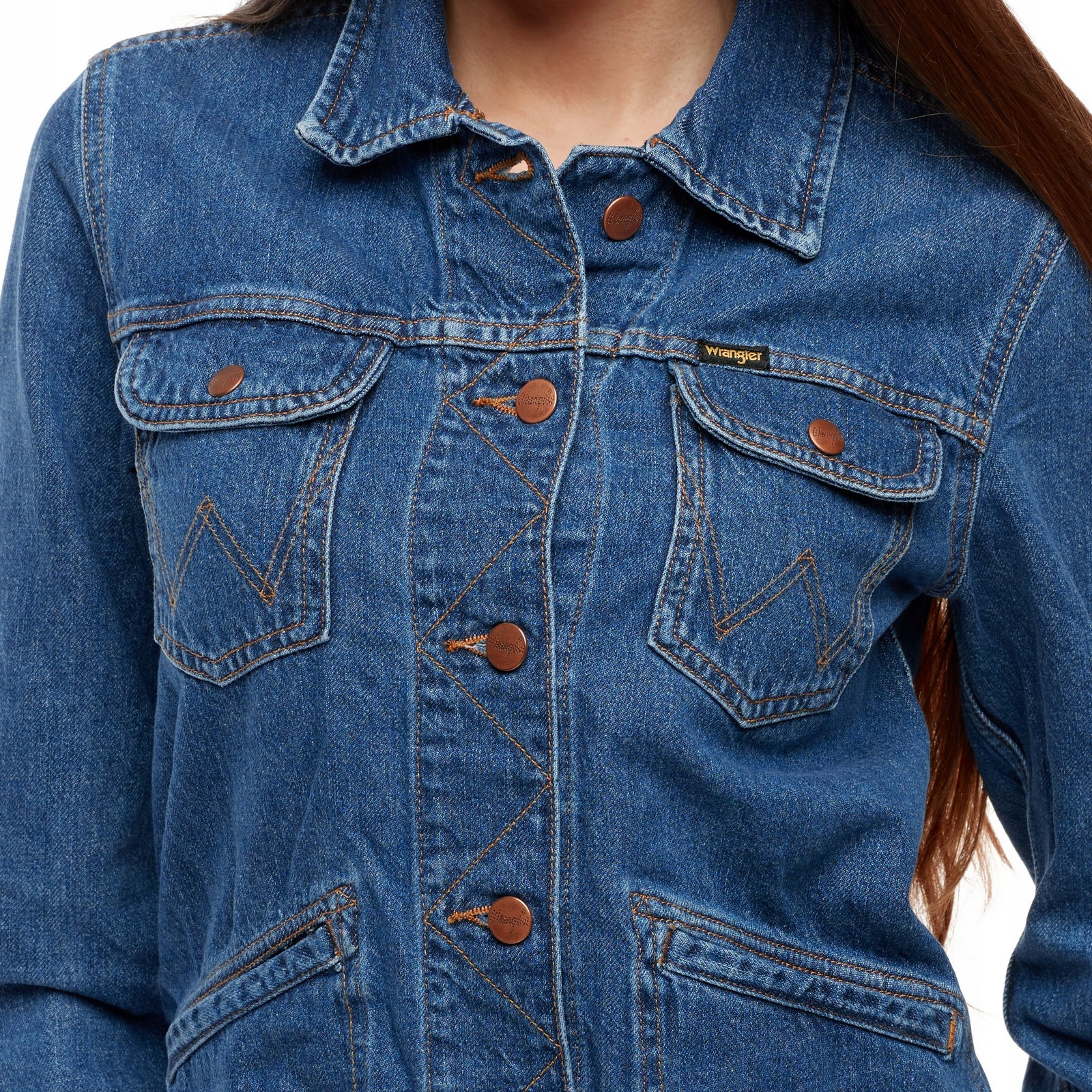 WRANGLER DENIM JACKET RIVER STONE W405LH53N XS Marka Wrangler