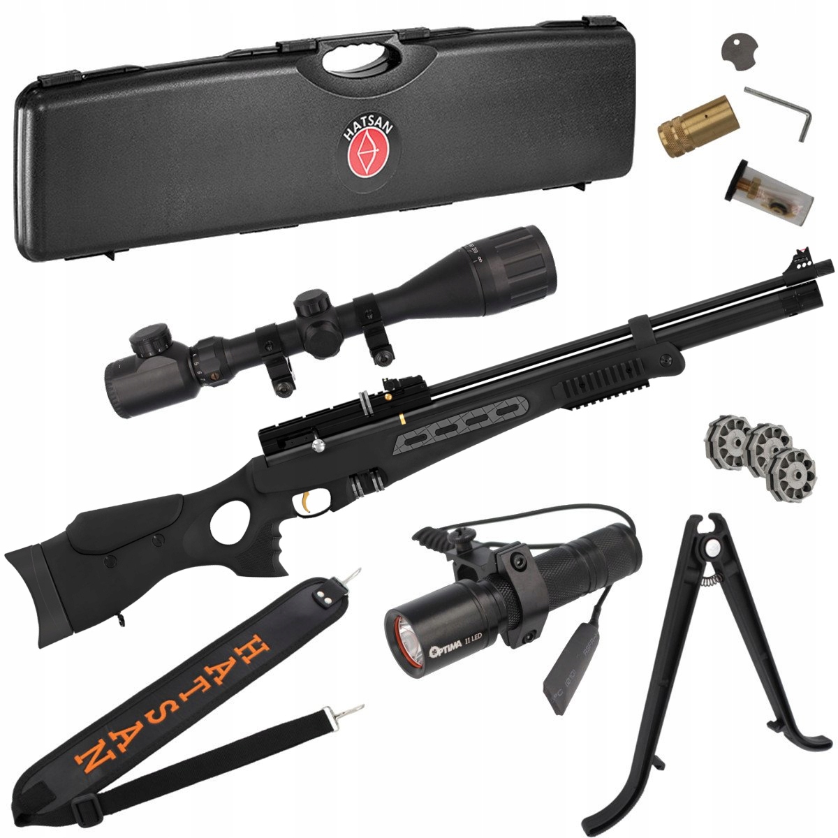Wiatrówka Hatsan Pcp BT65 Rb Elite 5,5 mm Bipod+pas+luneta