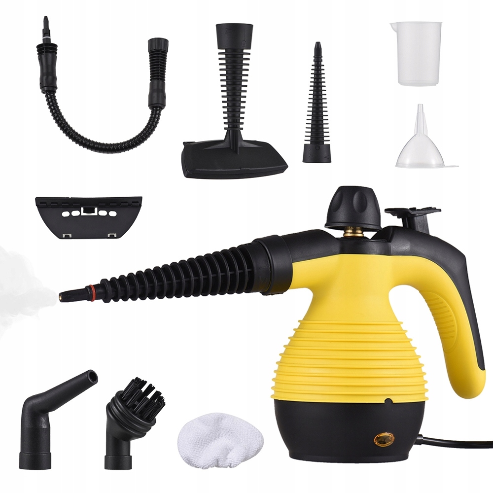 Parownica Myjka Parowa Ciśnieniowy Czyścik Mocny 1050W Akcesoria