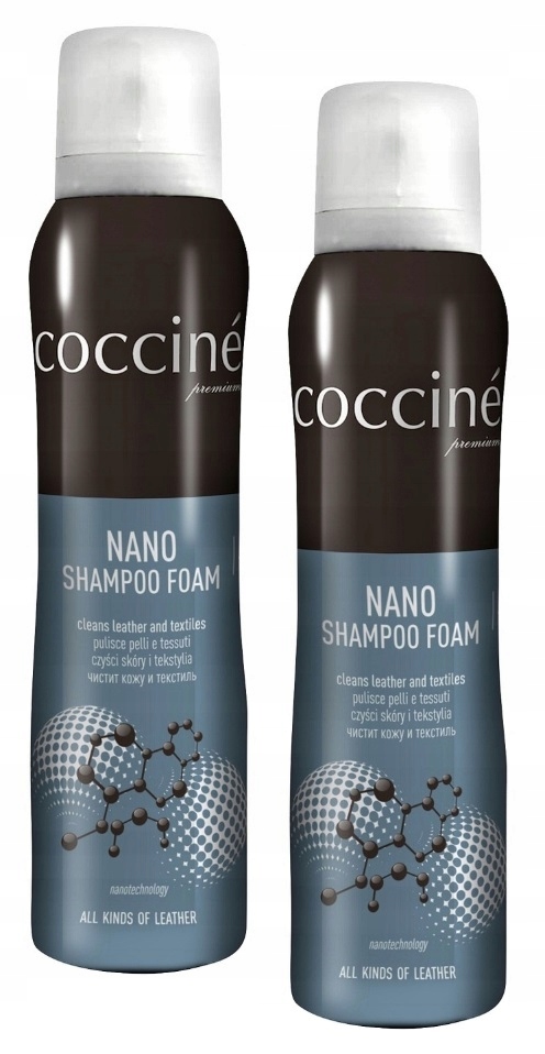 

2X Nano Szampon Do Skór Tekstyliów Zamszu Nubuku
