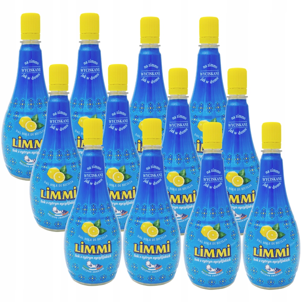 Limmi Sicilský citronový džus 200 ml x 12 kusů