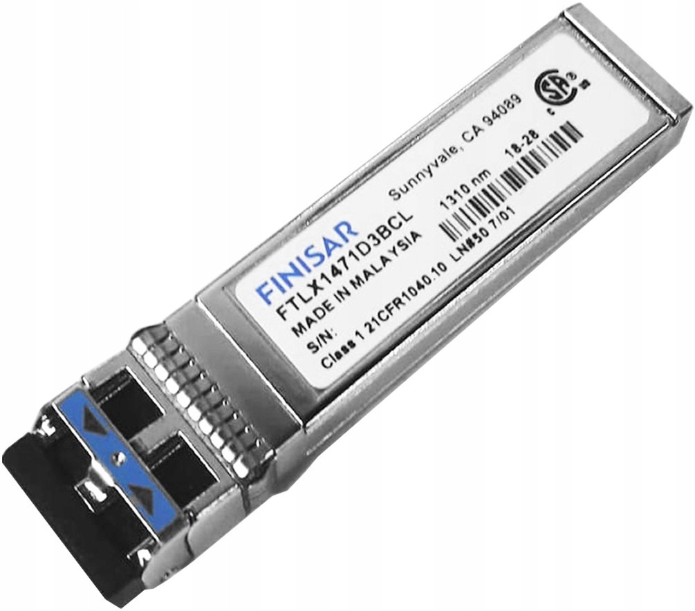 Moduł SFP+ Finisar FTLX1471D3BCL LC 1355nm 10km