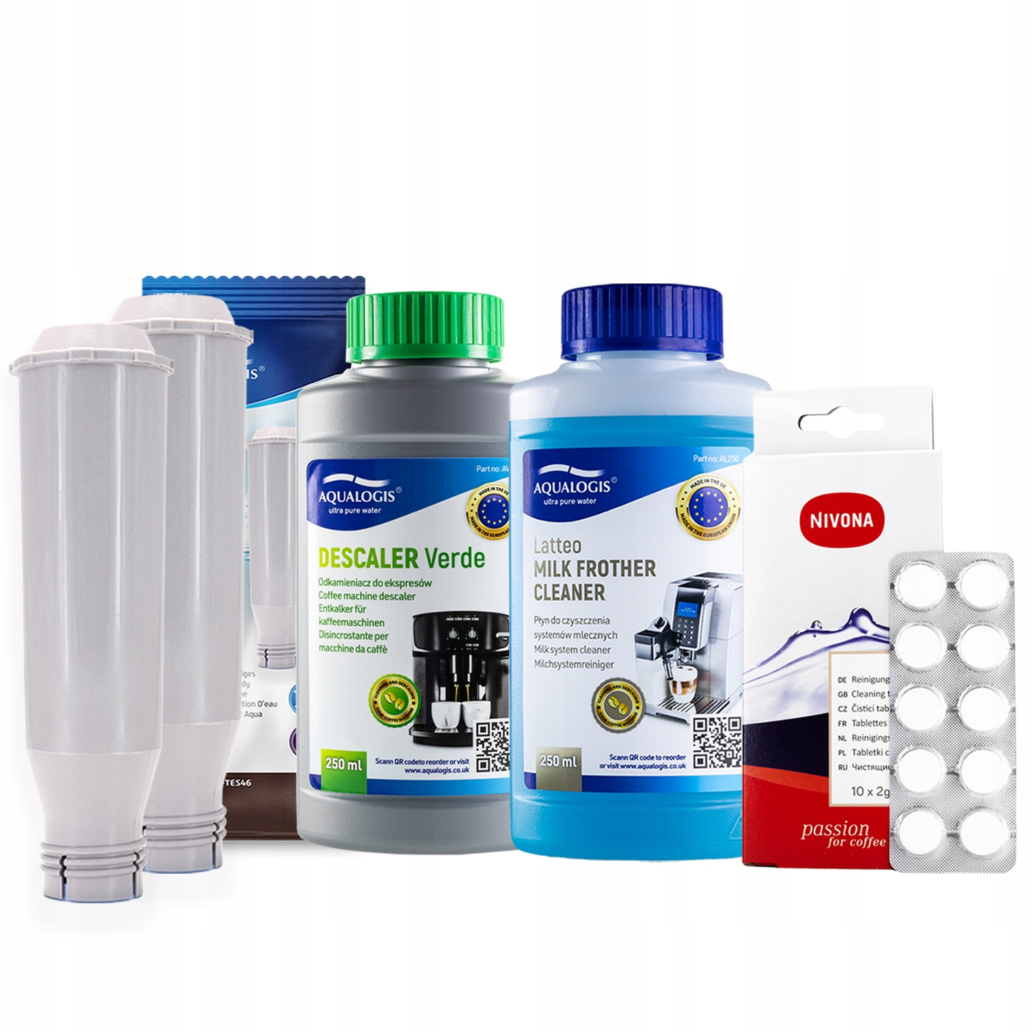 x2 Filtr do kávovaru Nivona AL-TES46 Tablety Tekutina Odvápňovač