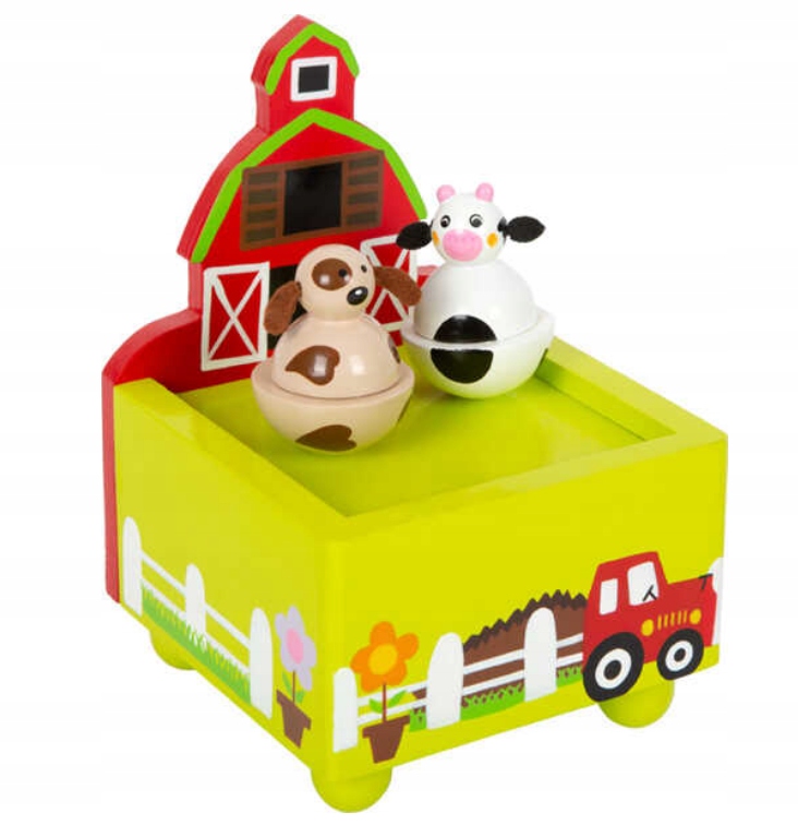 Pozytywka dla dzieci tańczaca krowa piesek Small Foot