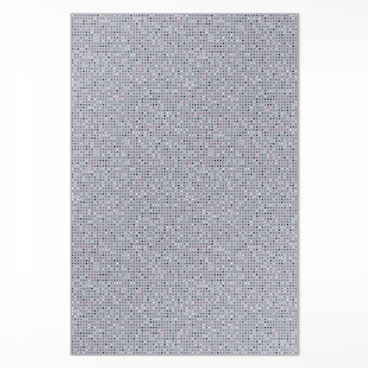Vnútorný dekoratívny koberec Rozmer: 80 x 120 cm Farebné bodky Retro detaily