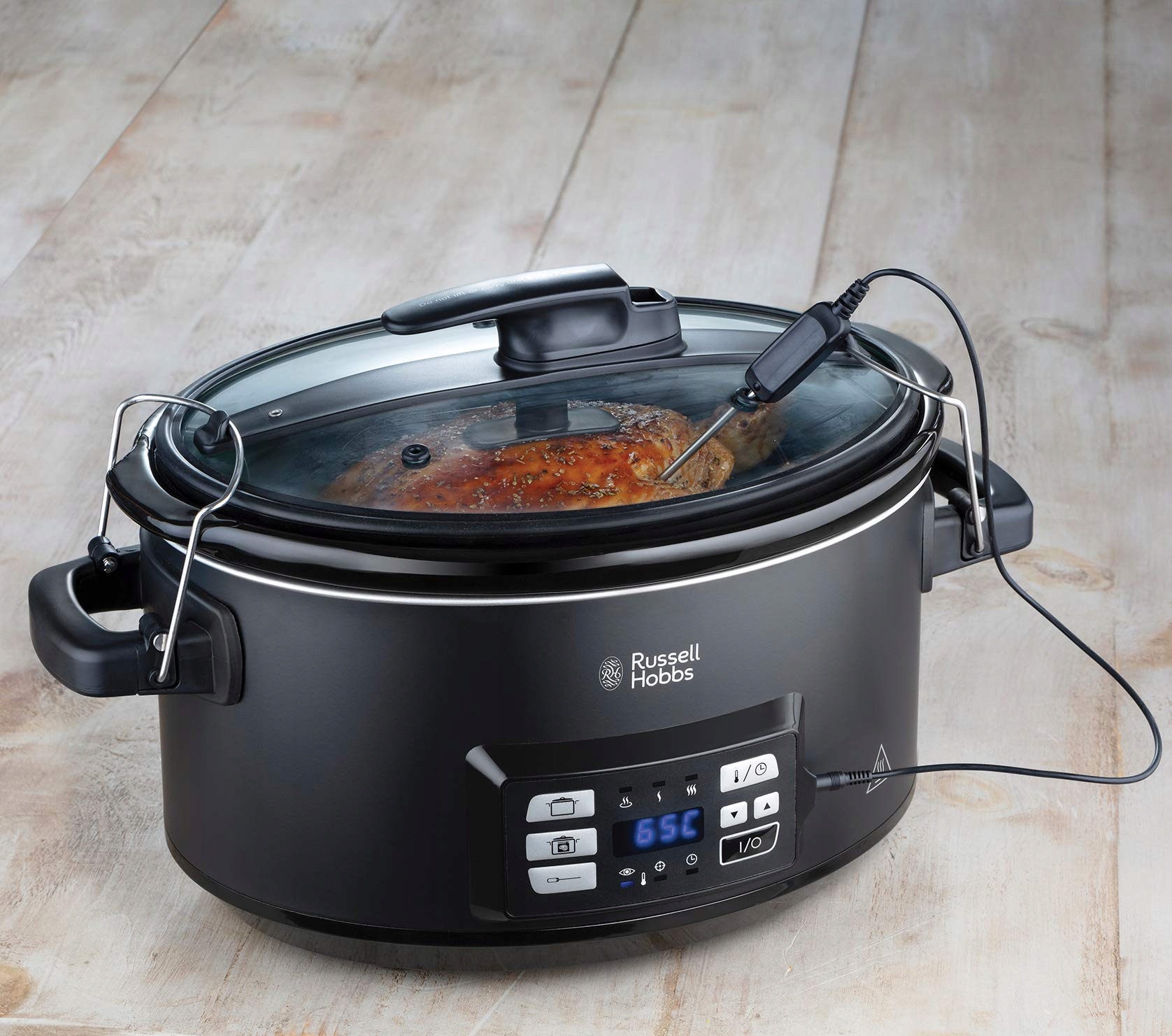 RUSSELL HOBBS Multicooker 3w1 Wolnowar Sous Vide 6,5L Cyfrowy Wyświetlacz — miniatura 6