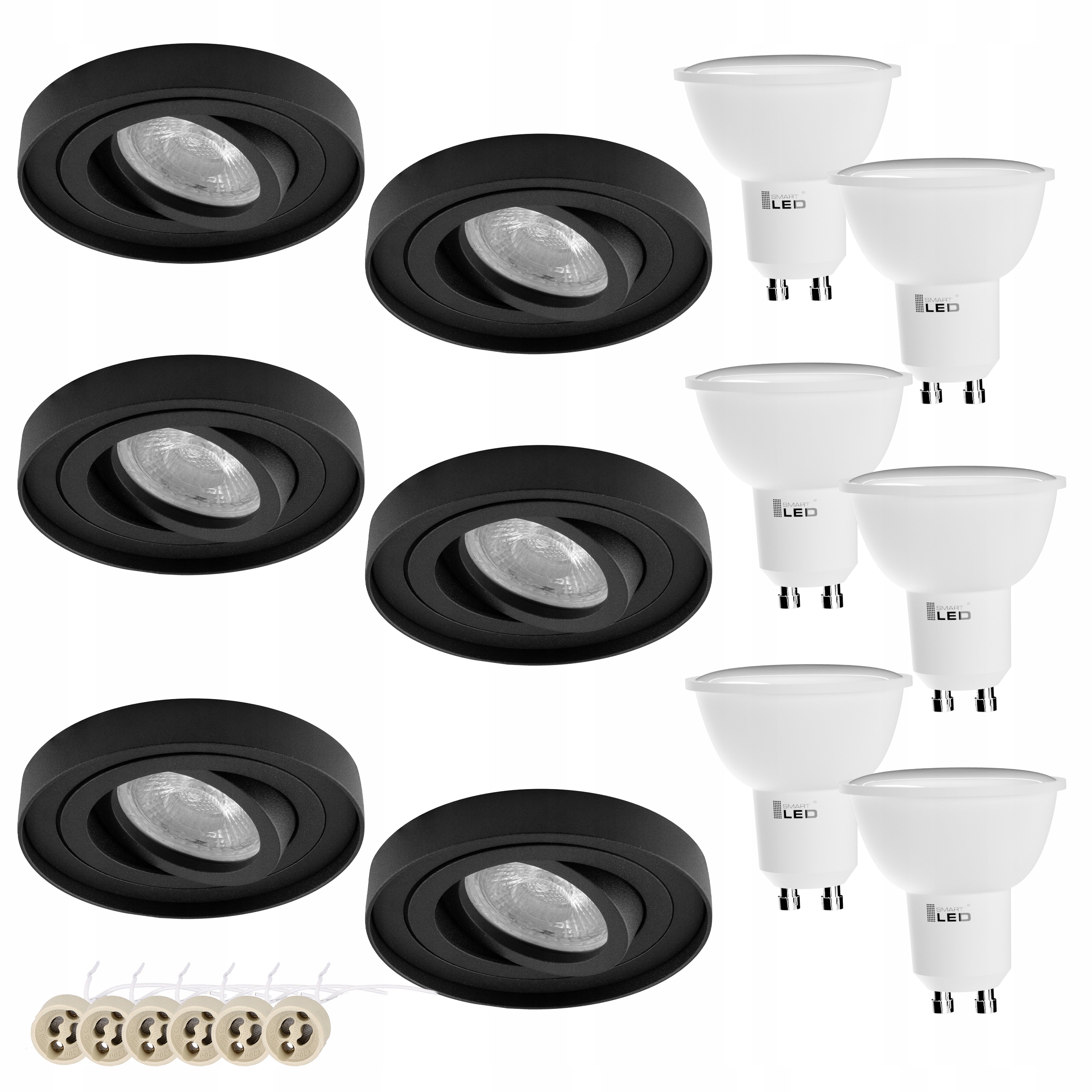 

Zestaw 6X Oprawa Podtynkowa Halogenowa Led GU10 3W