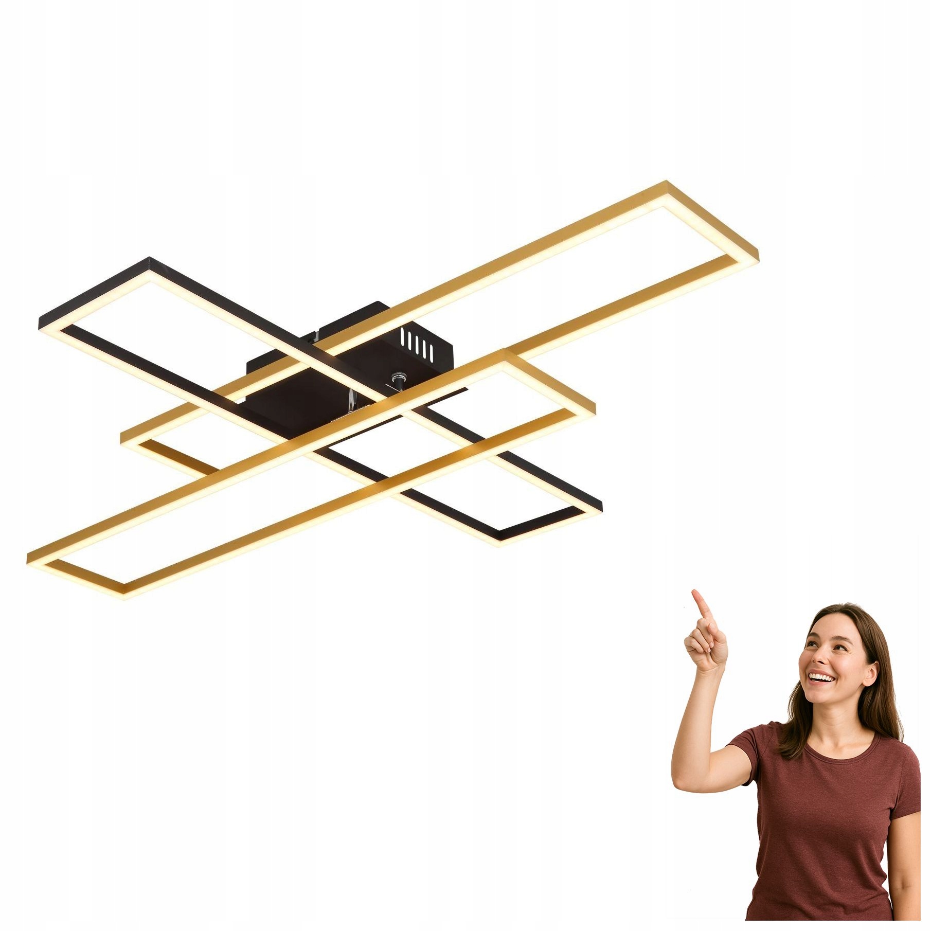 Led stropná lampa 40W Dakari 67208-40G Globo