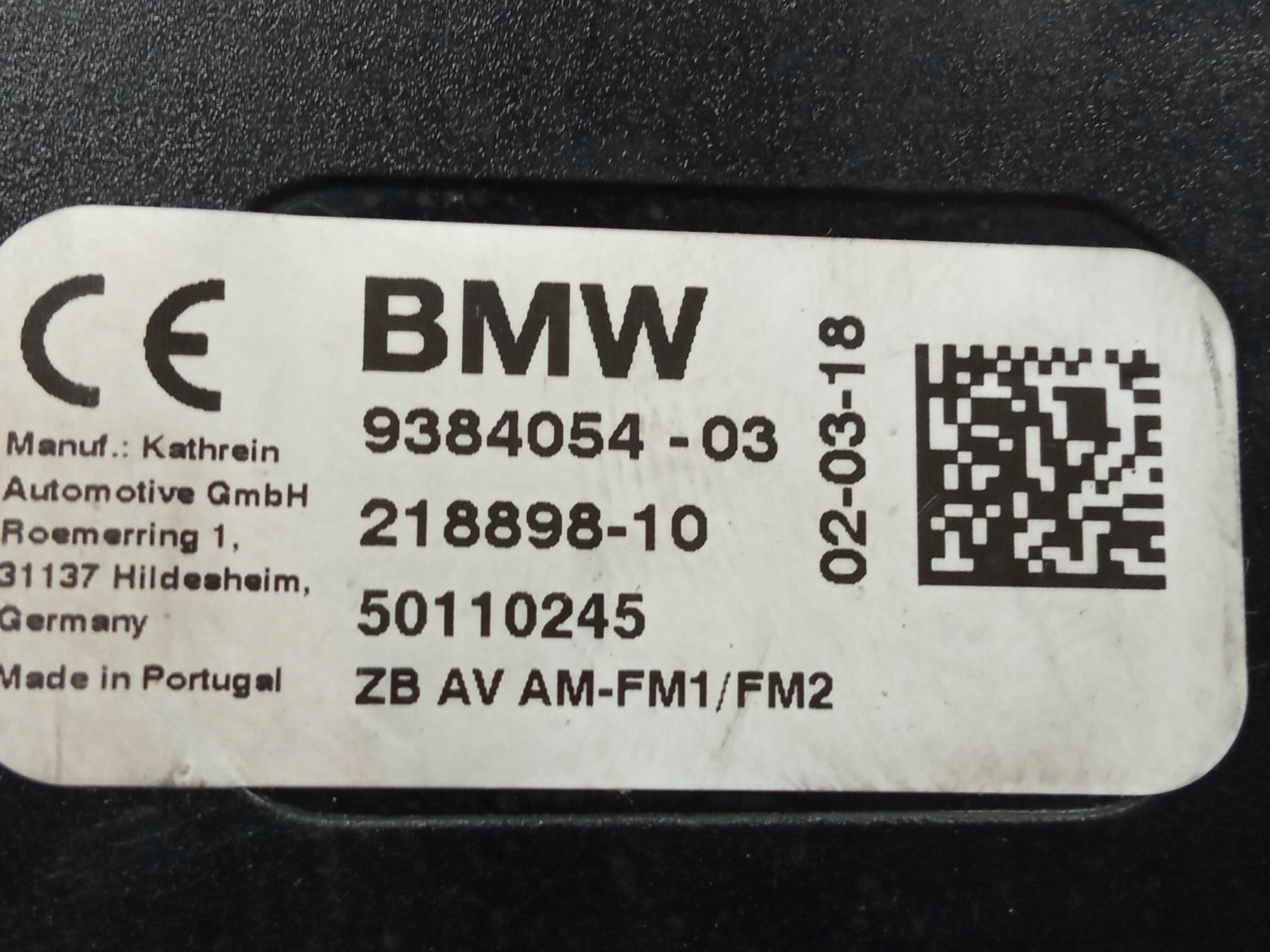 module ANTENY amplifier 9384054 Bmw Seria 5 VII (2017-2024) G30/G31