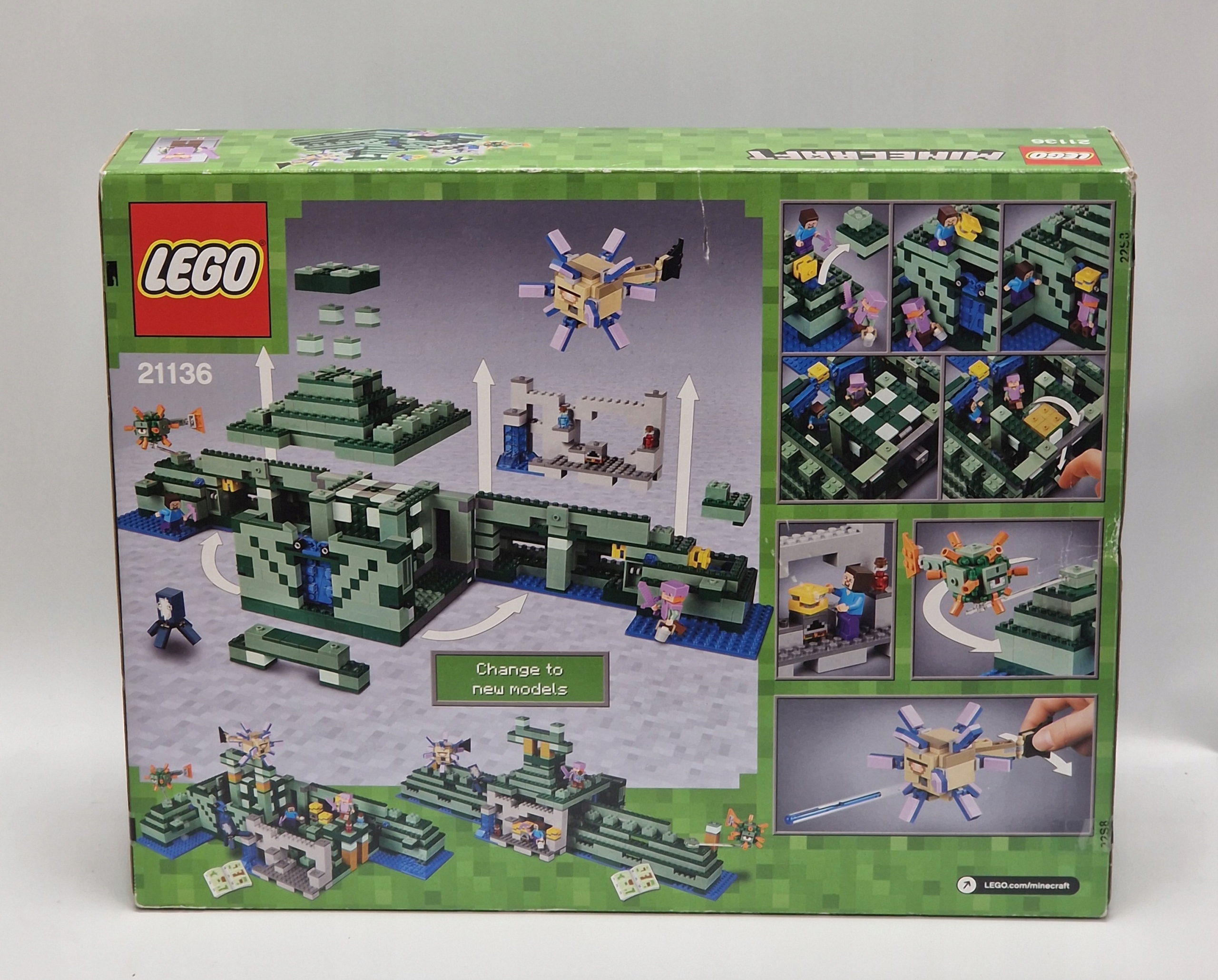 LEGO Minecraft 21136 Klocki LEGO Minecraft Oceaniczny monument