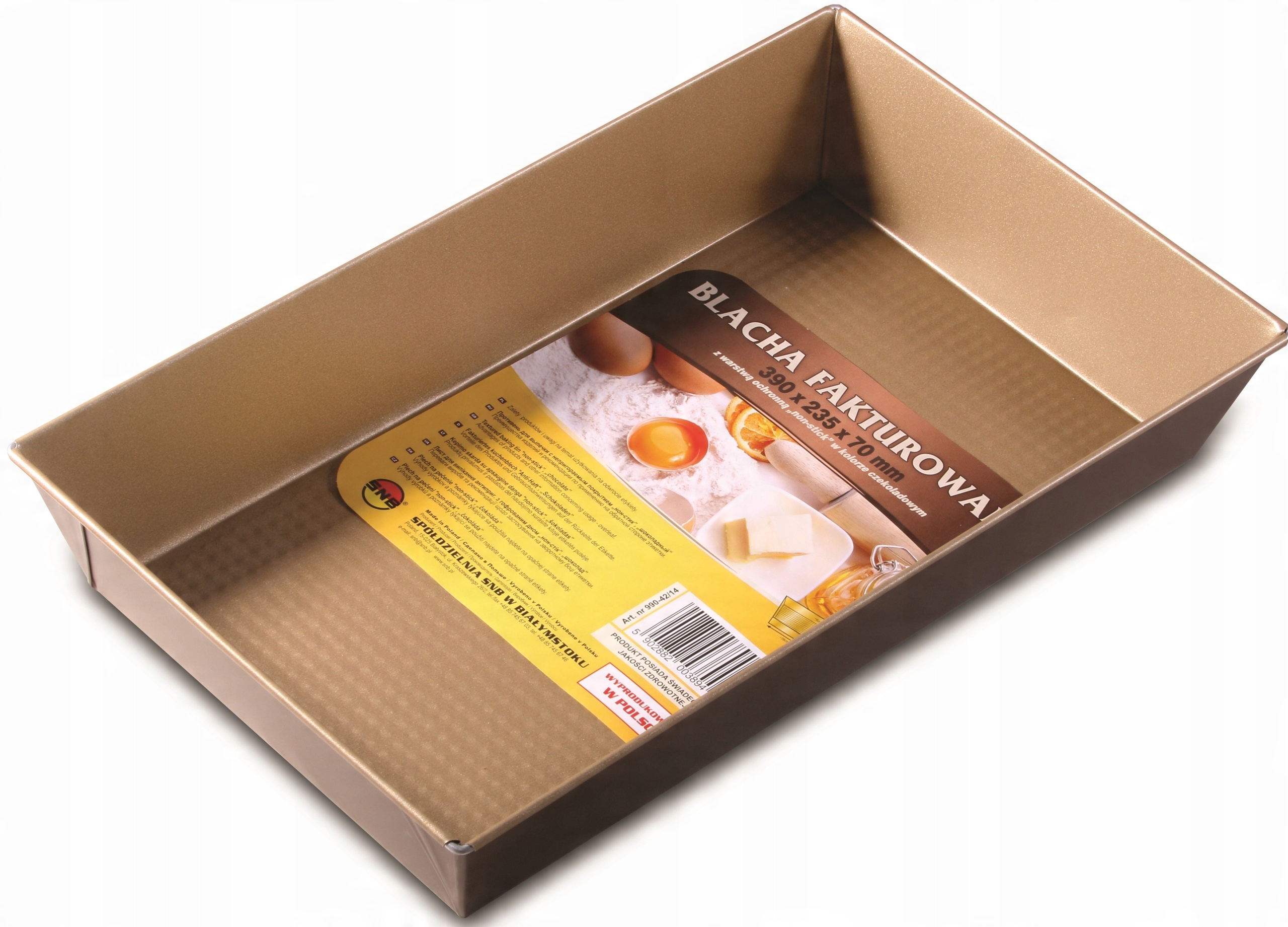 

Blacha Forma do pieczenia ciasta 390x235 Non Stick