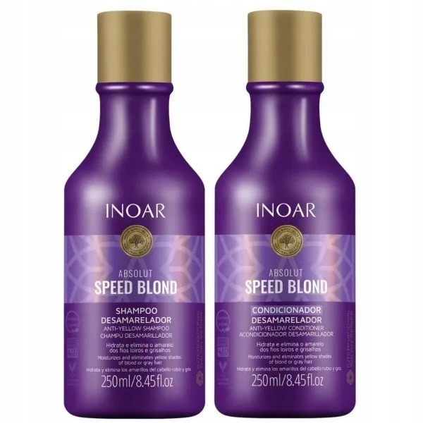 

Inoar Speed Blond i Siwe po keratynie Zestaw