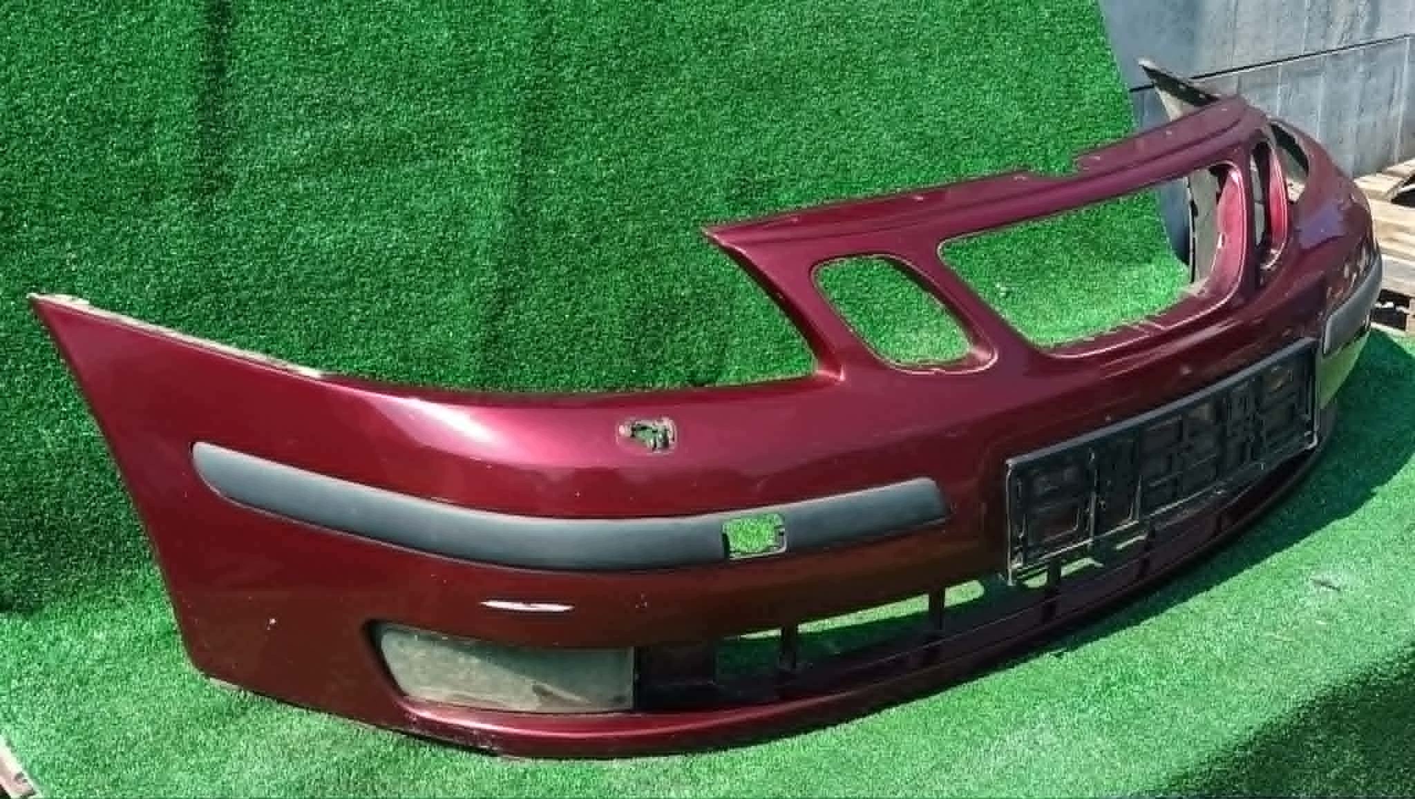 bumper front front SAAB 9-3 93 sedan CABRIO KOMBI washers 284 red