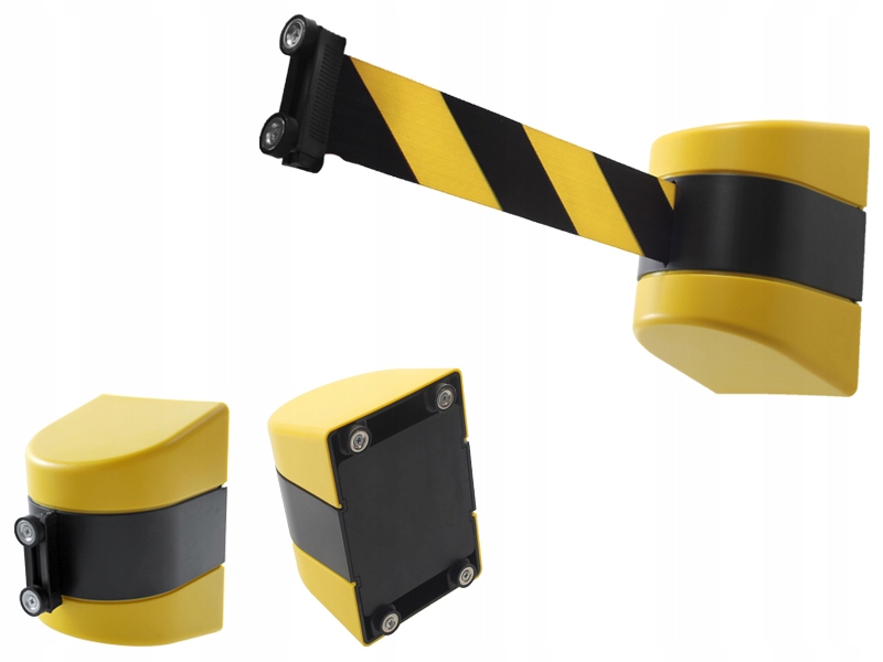 KASETA ŚCIENNA Z TAŚMĄ ZWIJANĄ 5m MAGNES MAGAZYN