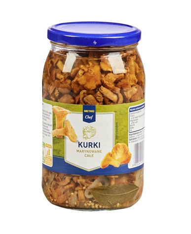 Metro Chef Marinované kohoutky celé 850 g velká sklenice