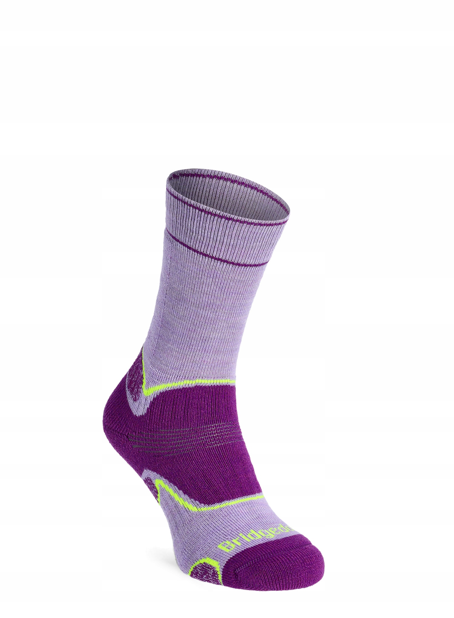 Skarpety damskie Bridgedale Hike Mw Merino Perf B Patrn lilac/purple 41-43